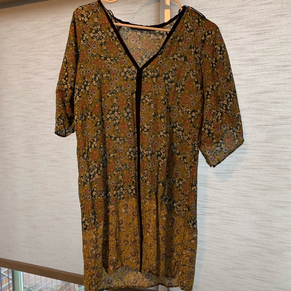 Zara silk like tunic